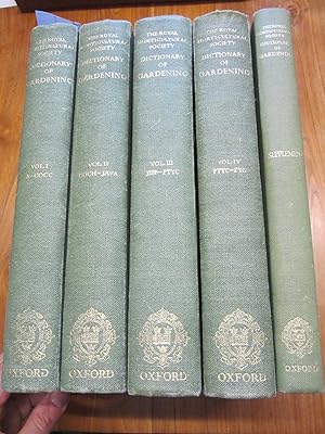 Dictionary of Gardening, a Practical and Scientific Encyclopaedia of Horticulture Edited By .