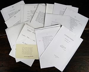 Sixteen Poems: written 1942-1945 - printer's corrected proofs with author's original manuscript/t...