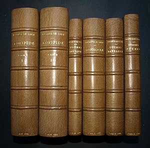Les oeuvres de LECONTE DE LISLE -EURIPIDE, 2 vol (1884) -POEMES ANTIQUES (1874) -POEMES BARBARES ...