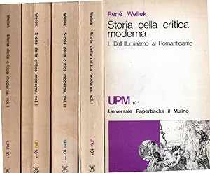 Storia della critica Moderna (4 volumi)