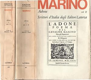 Adone (2 volumi) (Poema del Cavalier Marino)