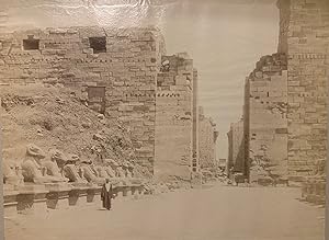 Karnak Lavenue des Spinx non le Pylone (Avenue of the Sphinxes, or The King's Festivities Road) E...