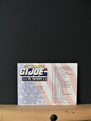 GI Joe 30th Salute Promo Trading Cards (full set of 90 cards)