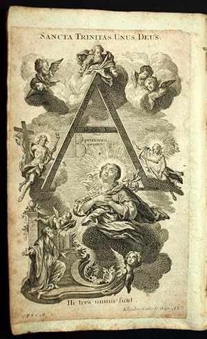 Lot de gravures religieuses gravées par Johann Baptist Klauber (1712-87) et Joseph Sébastien Klau...