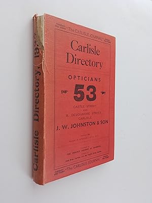Carlisle Directory 1937 (The Carlisle Journal)