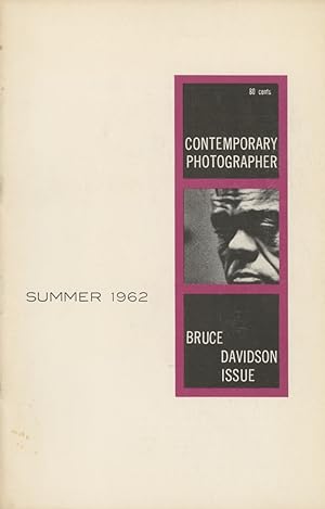 CONTEMPORARY PHOTOGRAPHER SUMMER 1962. BRUCE DAVIDSON ISSUE.