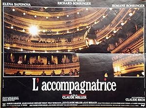 "L'ACCOMPAGNATRICE" Réalisé par Claude MILLER en 1992 avec Romane BOHRINGER / Affiche française o...