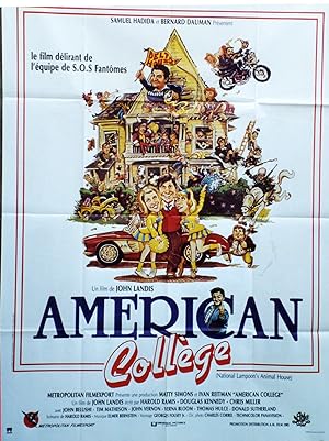 "AMERICAN COLLÈGE (NATIONAL LAMPOON'S ANIMAL HOUSE)" Réalisé par John LANDIS en 1978 avec John BE...