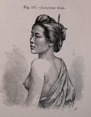 Japanese Girl Antique Print