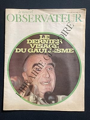 LE NOUVEL OBSERVATEUR-N°122-DU 15 AU 21 MARS 1967-GEORGES POMPIDOU