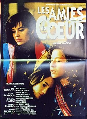 "LES AMIES DE COEUR" LE AMICHE DEL CUORE / Réalisé par Michele PLACIDO en 1992 avec Asia ARGENTO,...