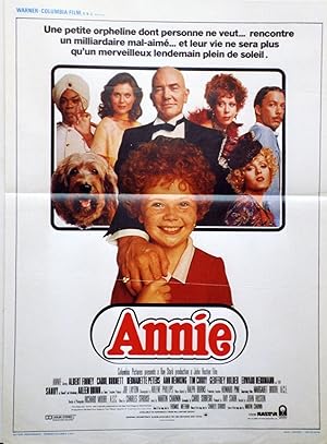 "ANNIE" Réalisé par John HUSTON en 1982 avec Aileen QUINN, Albert FINNEY / Affichette belge origi...
