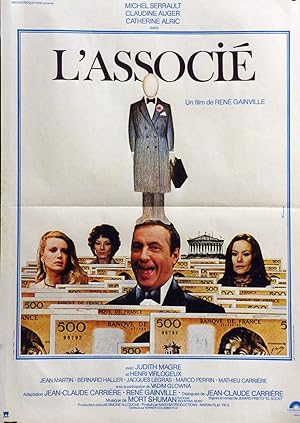 "L'ASSOCIÉ" Réalisé par René GAINVILLE en 1979 avec Michel SERRAULT, Claudine AUGER, Catherine AL...