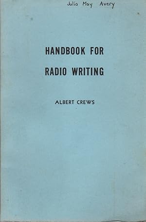 Handbook for Radio Writing