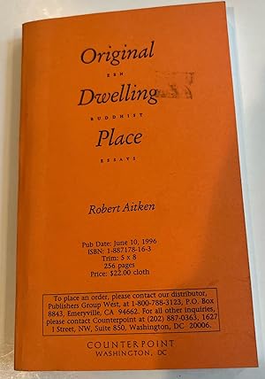 Original Dwelling Place: Zen Buddhist Essays (Uncorrected Galley)