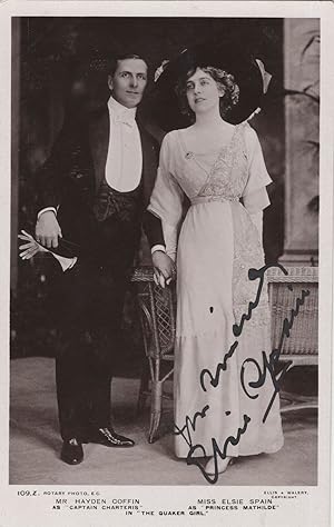Elsie Spain D'Oyly Opera Carte Company Hand Signed Postcard