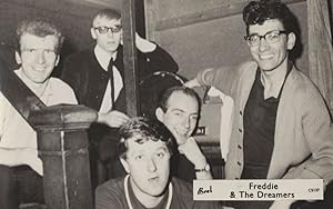 Freddie & The Dreamers Rare Brel Vintage CS137 Photo Postcard