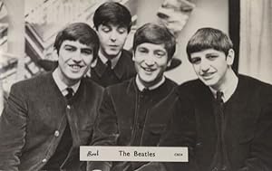 The Beatles CS124 Brel Vintage Real Photo Postcard