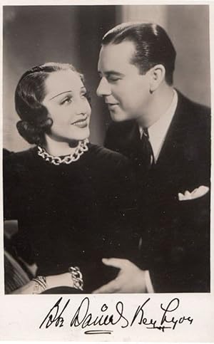 Bebe Daniels & Ben Lyon Hand Signed Photo