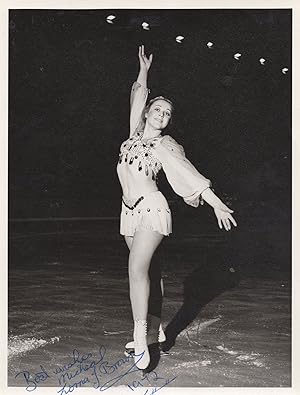 Lorna Brown Ice Skating Skater Champion John Curry Hand Signed Photo