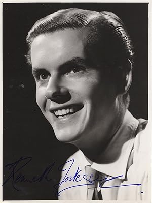 Kenneth Fortescue Actor Vintage 1950s Hand Signed Photo