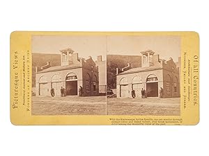 Stereoview of John Brown's Fort at Harpers Ferry, Circa 1870s, Photographed by Matthew Brady