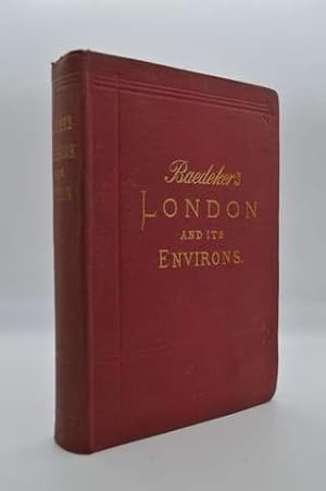 Baedeker's London and Its Environs 1900 by Karl Baedeker (2006-12-15)