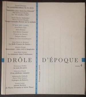 DROLE D'EPOQUE NUMERO 4 PRINTEMPS 1999