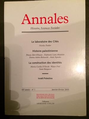 Annales. Histoire Sciences sociales - 60ème année - n°1 janvier-février 2005