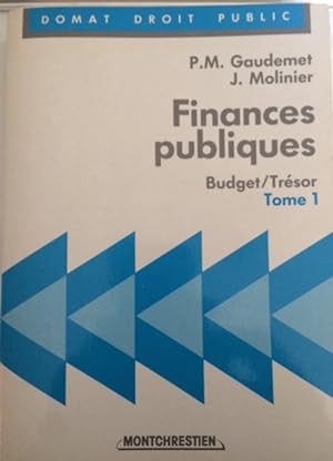 Finances publiques / budget-tresor TOME 1