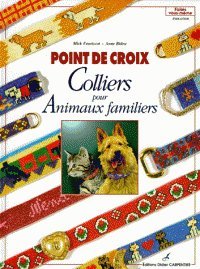 POINT DE CROIX. Colliers pour animaux familiers : Cross-stitch pets'collars