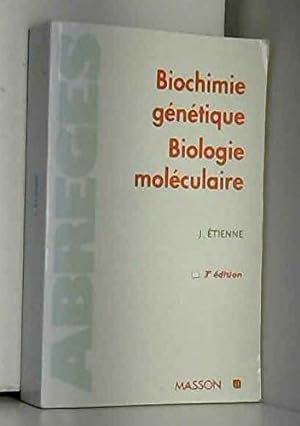 Biochimie génétique biologie moléculaire