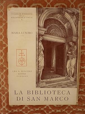 La biblioteca di San Marco nella sua storia