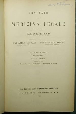 Trattato di medicina legale