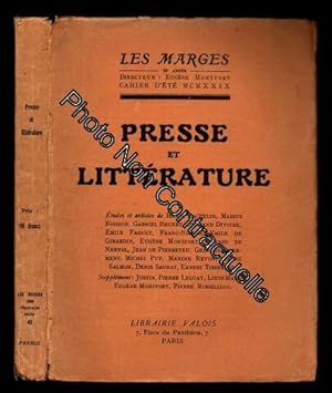 Les Marges [Revue Littéraire] Presse Et Littérature N° 6 Nouvelle Série 1929