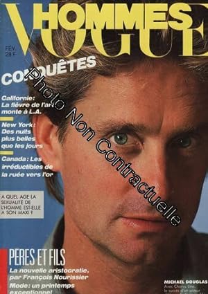 Vogue Hommes / 02-1986 N°86 : Michael Douglas (2p) - Thierry Lefébure / Portfolio (4p)