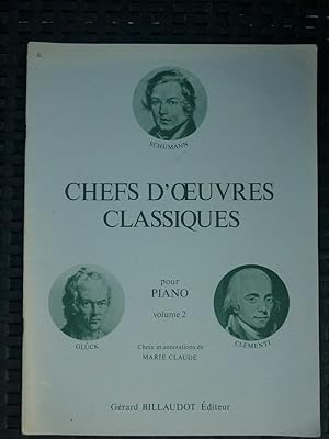 Chefs d'œuvres Classiques pour piano Volume 2 Gérard