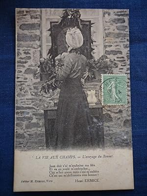 CPA La Vie aux Champs-L'esseyage du Bonnet Edition H. Ermice Vire