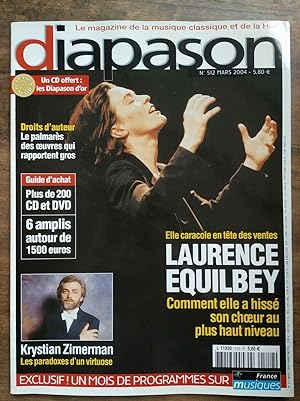 diapason Le Magazine de la Musique Classique et de la hi fi Nº512 mars 2004