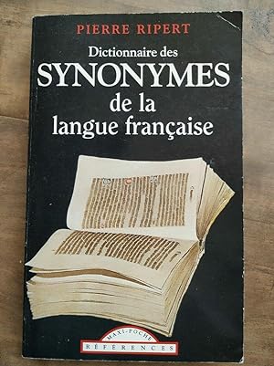 Pierre Ripert Dictionnaire des Synonymes de Langue francaices