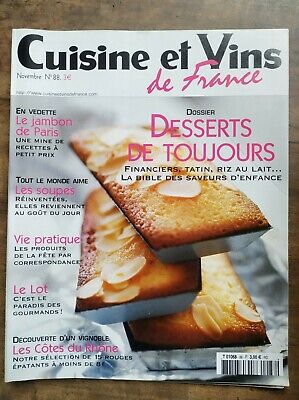 Cuisine et Vins de France Nº 88 Novembre 2002