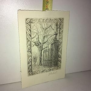 ex Jacqueline verbist maanen Husler ExLibris Bookplate