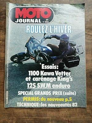 Moto Journal n 534 10 Decembre 1981
