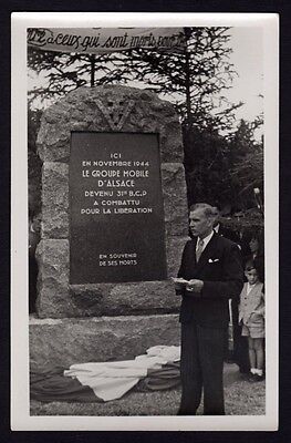 Photo seppois le bas 68 Monument du Groupe Mobile d'Alsace GMA Novembre 1944