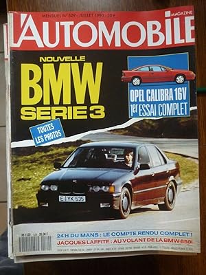 n529 Nouvelle BMW Série 3 mensuel Juillet 1990