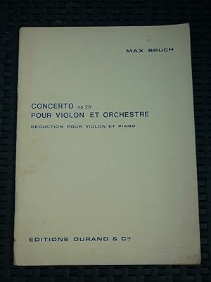 Concerto op 26 pour violon et orchestre