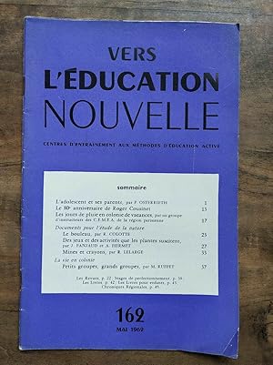 Vers l'éducation nouvelle n162 Mai 1962