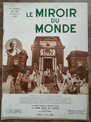 Le Miroir du Monde n181 19 Août 1933