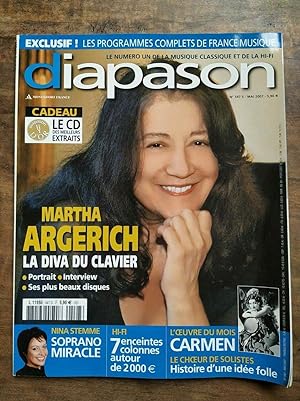 diapason Le Magazine de la Musique Classique et de la hi fi Nº547 mai 2007