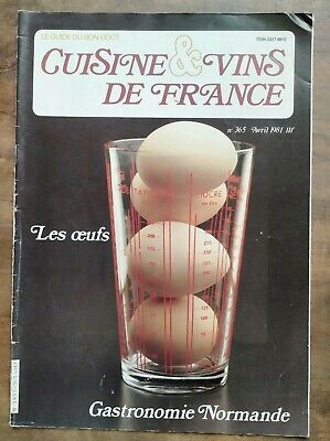 Cuisine et Vins de France Nº 365 Avril 1981